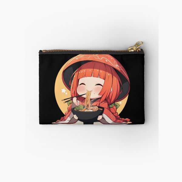 Item preview, Tsubaki Yayoi Blazblue Game Kawaii Ramen Chibi Sweet Heartfelt Noodle Moment designed and sold by Raslbazola.