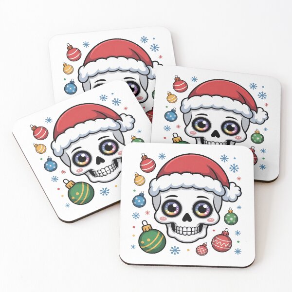 Item preview, skull Santa's Favorite Human  Merry Christmas squad Custom Christmas Gifts T-Shirts, Mugs & More Print on Demand Shop designed and sold by kaka8888.
