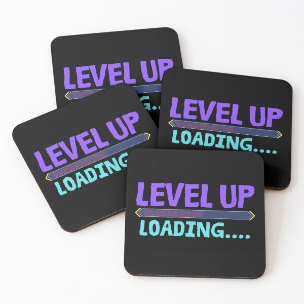 Item preview, Level Up Loading Funny Gaming Progress Design designed and sold by Bawek85Designs.