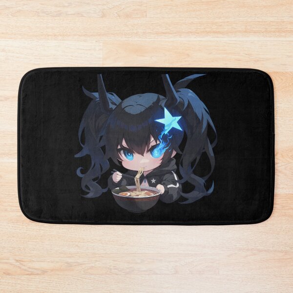 Item preview, Black Rock Shooter Black Rock Shooter Anime Kawaii Ramen Chibi Fierce Cool Noodle Scene designed and sold by Raslbazola.