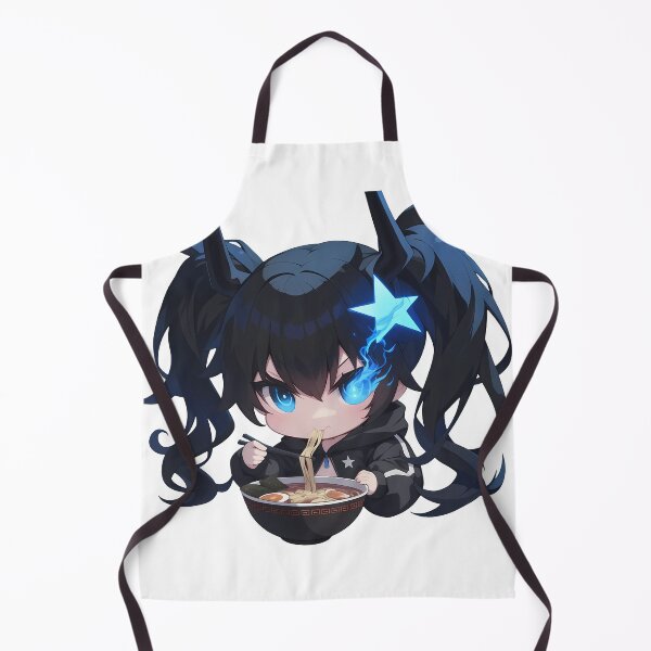 Item preview, Black Rock Shooter Black Rock Shooter Anime Kawaii Ramen Chibi Fierce Cool Noodle Scene designed and sold by Raslbazola.