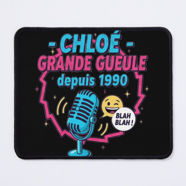 Item preview, CHLOÉ Big Mouth Since 1990 - Funny Loud Speaker Retro Microphone Birthday Gift designed and sold by Magounette.