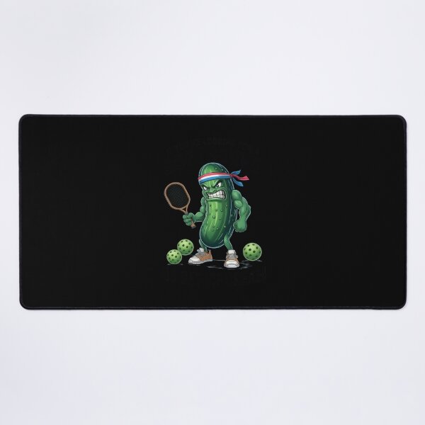 Item preview, Pickleball Lover Pun With a Pickle Playing Pickle Ball designed and sold by JaskconLIfe23.