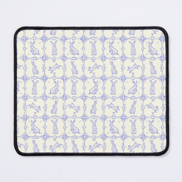 Item preview, Blue Rabbit Ceramic Delft Tiles designed and sold by -Lily-Anne-.
