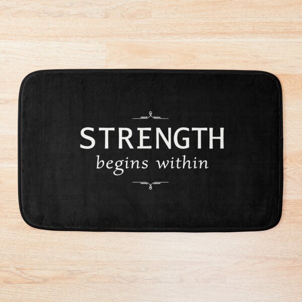 Item preview, Strength Begins Within – Minimal Inspirational Quote designed and sold by Irene Catchmind.