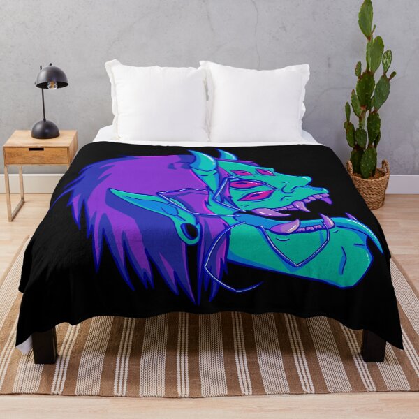 Item preview, Teal Neon Oni designed and sold by ErraticRaccoon.