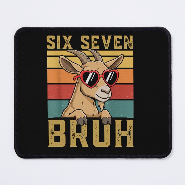 Item preview, Funny Goat Six Seven Bruh T-Shirt designed and sold by LashondaGreen89.