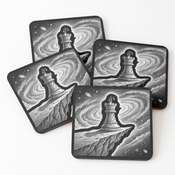 Item preview, space chess - chess pieces - Rook on a cliff designed and sold by Prtina.