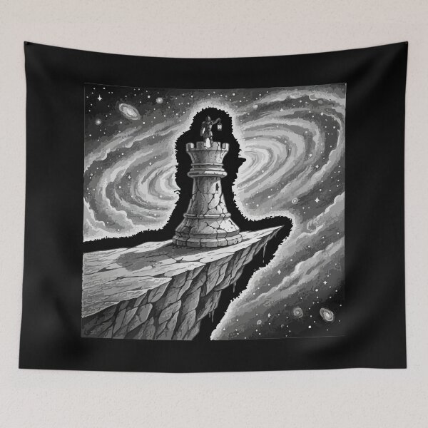 Item preview, space chess - chess pieces - Rook on a cliff designed and sold by Prtina.