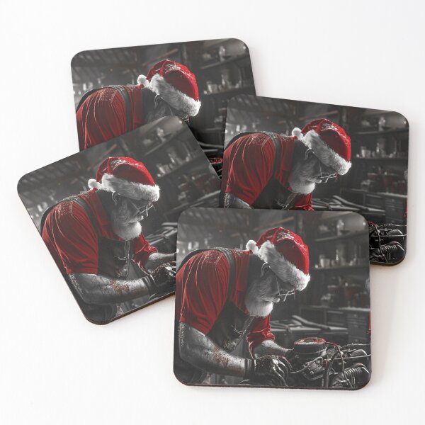 Item preview, Santa Never Stops Working designed and sold by ArgentoArt.