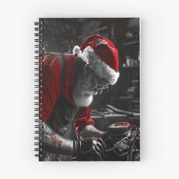 Item preview, Santa Never Stops Working designed and sold by ArgentoArt.
