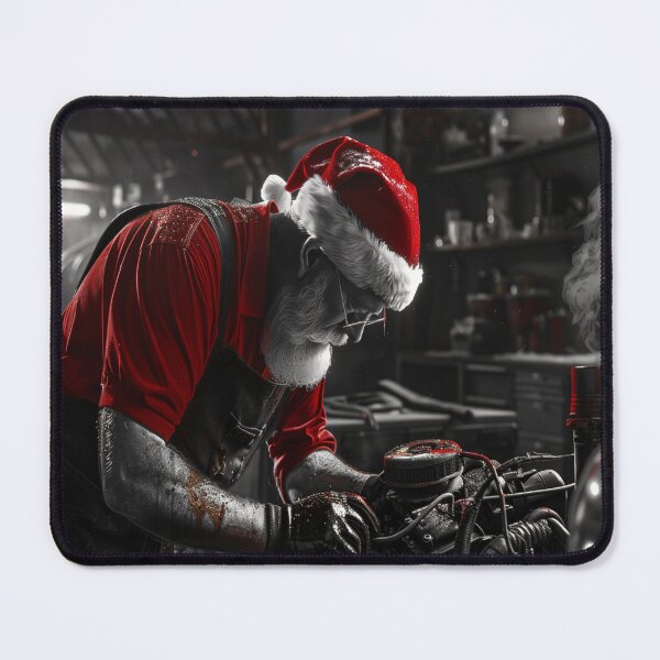 Item preview, Santa Never Stops Working designed and sold by ArgentoArt.