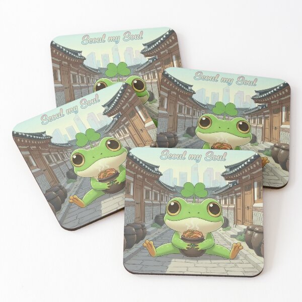 Item preview, Lucky Frog Kimchi Break in Seoul designed and sold by ChipchaOddities.