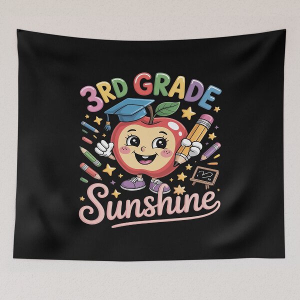 Item preview, 3rd grade sunshine teacher back to school designed and sold by RonnasJackson.