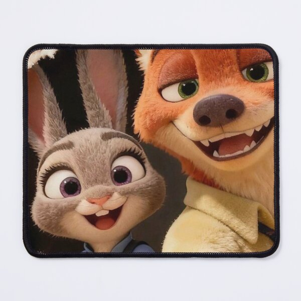 Item preview, Zootopia Fan Art – Judy Hopps & Nick Wilde Cute Duo Illustration designed and sold by KryaArts27.