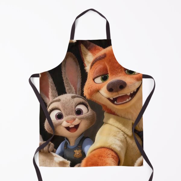 Item preview, Zootopia Fan Art – Judy Hopps & Nick Wilde Cute Duo Illustration designed and sold by KryaArts27.