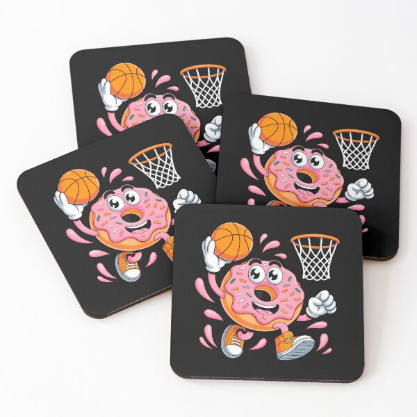 Item preview, Funny Donut Basketball Player Slam Dunk Fan Hoops designed and sold by vaharisanic.