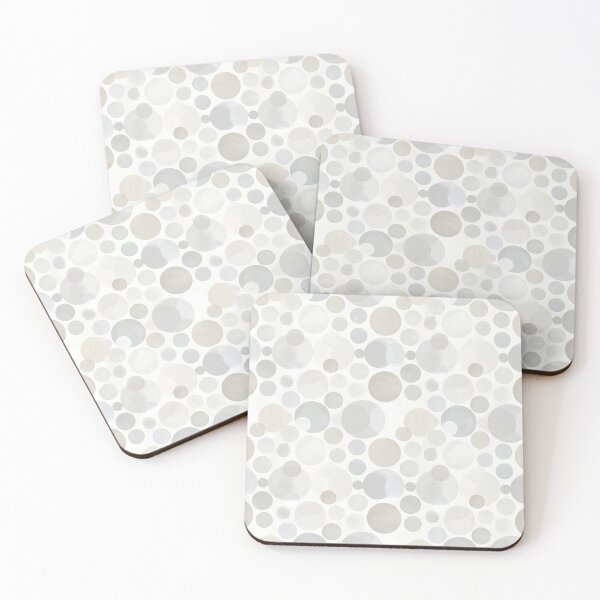 Item preview, Neutral Geometric Circles Pattern • Minimal Abstract Design • Soft Modern Seamless Print designed and sold by baheeya.