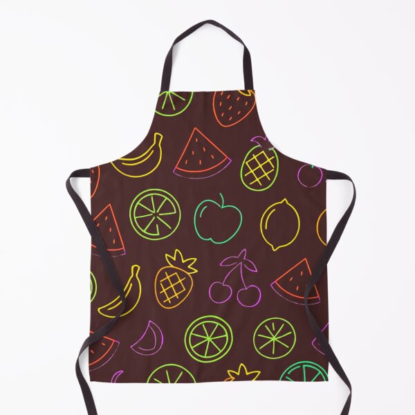 Item preview, Neon Fruit Pattern – Cute Colorful Summer Fruit Doodle Design designed and sold by Sksticker991.