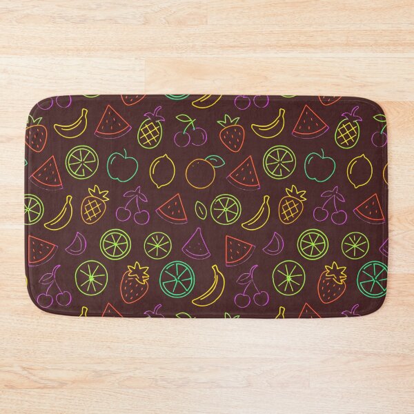 Item preview, Neon Fruit Pattern – Cute Colorful Summer Fruit Doodle Design designed and sold by Sksticker991.