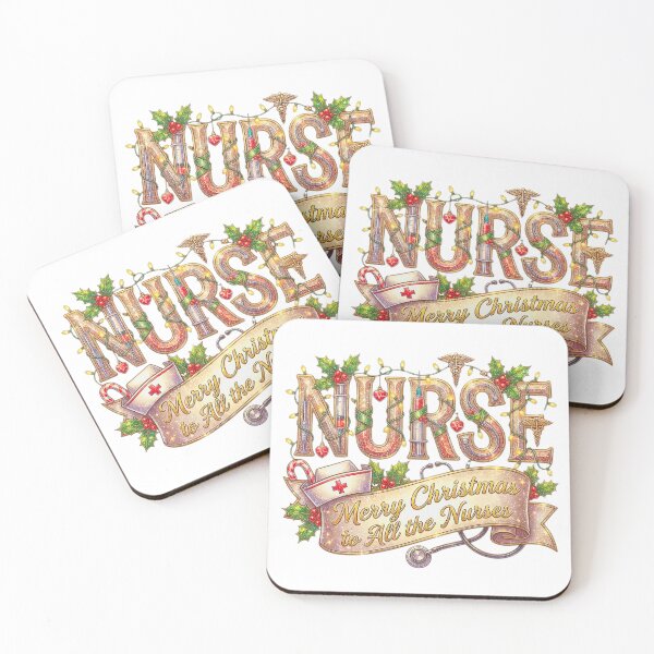 Item preview, MERRY CHRISTMAS NURSES designed and sold by brexastore.
