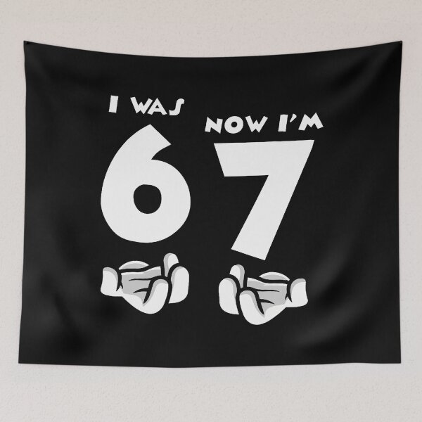 Item preview, 7 Year Old Birthday I Was 6 Now I'M 7 67 Funny designed and sold by vaharisanic.