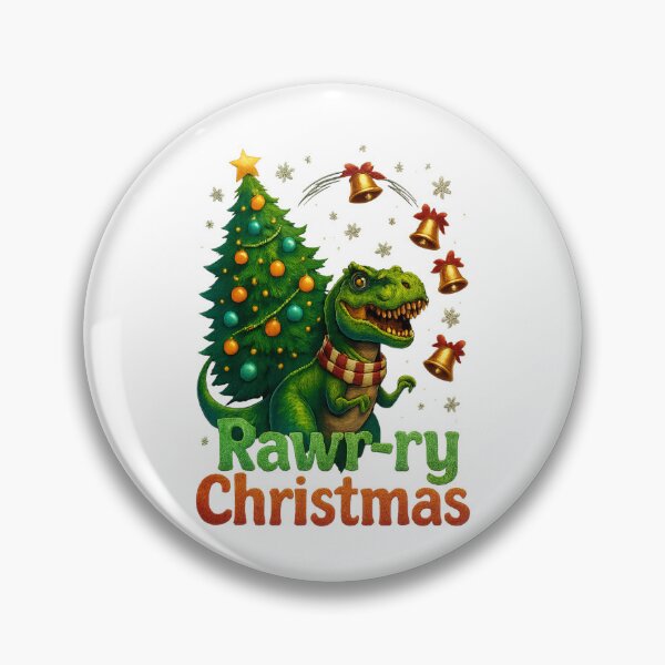 Item preview, Rawr-ry Christmas Dino designed and sold by Robynkie.
