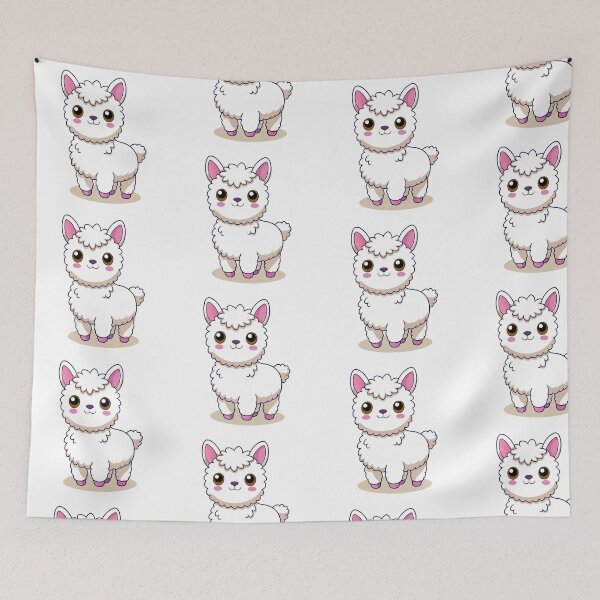 Item preview, Cute Cartoon Llama or Alpaca Illustration designed and sold by Jirada.