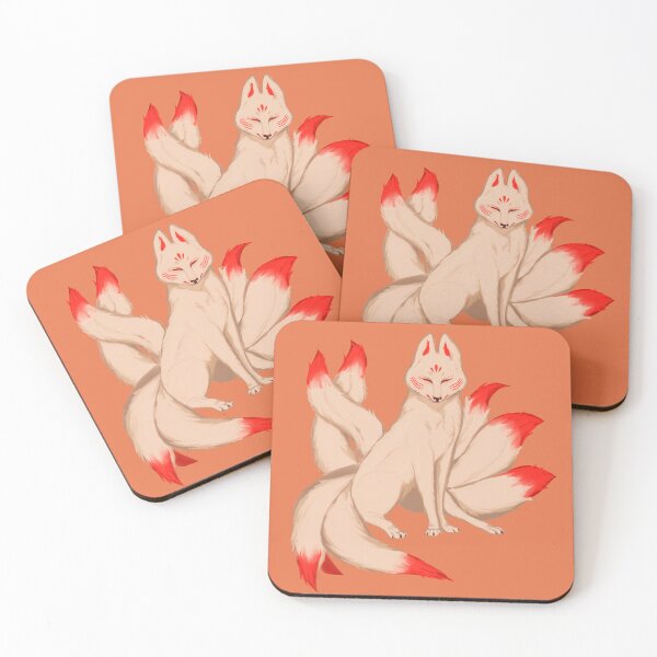 Item preview, Mythical Red Summer Kitsune designed and sold by pstephens8.