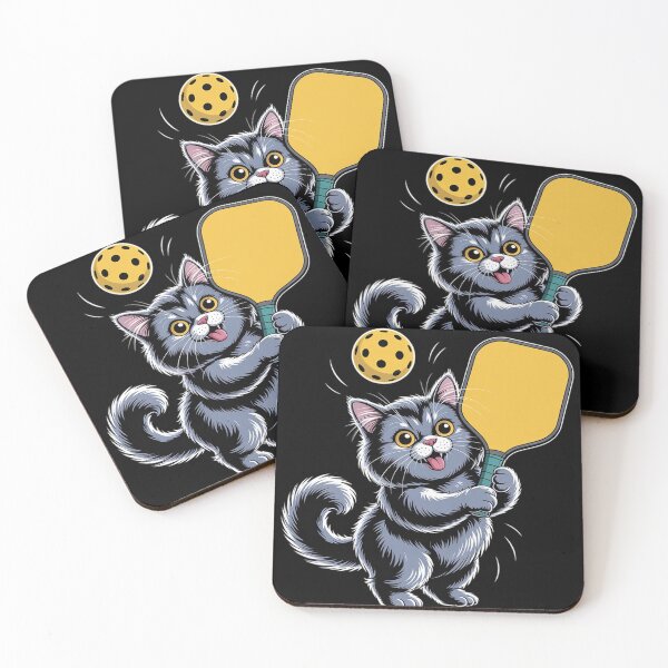 Item preview, Pickleball Player Cat Playing Pickleball Women Men designed and sold by ToggleBet.