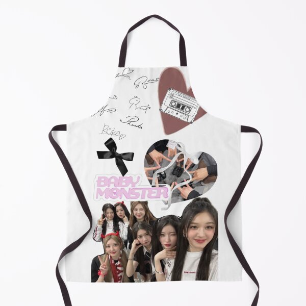 Item preview, K-Pop Inspired Scrapbook Collage – BabyMonster Style Cute Idol Aesthetic designed and sold by KryaArts27.