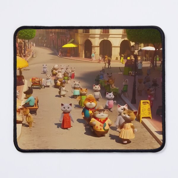 Item preview, A Day in the Cat City designed and sold by Auroracat2025.