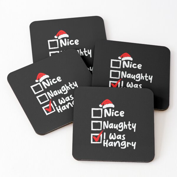 Item preview, Nice Naughty Was Hungry Funny Christmas List Family Matching  designed and sold by JEFDodsonArt.