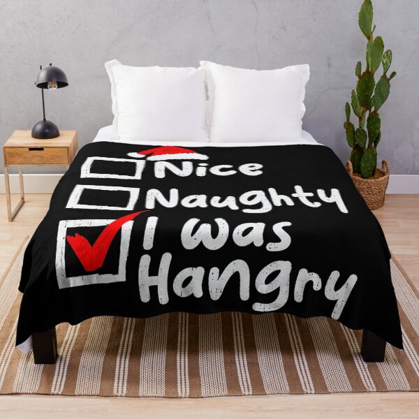 Item preview, Nice Naughty Was Hungry Funny Christmas List Family Matching designed and sold by JEFDodsonArt.