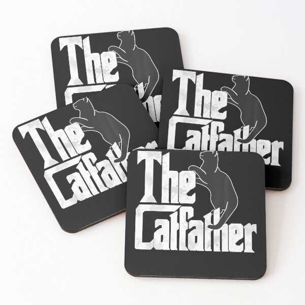 Item preview, The Catfather Black Cat Father Mafia Whiskers Male Daddy designed and sold by MarisolOndricka.