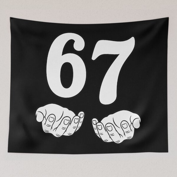 Item preview, Six Seven 6 7 Funny 67 Gen Alpha Slang 67 Meme School  designed and sold by gladysenglish.