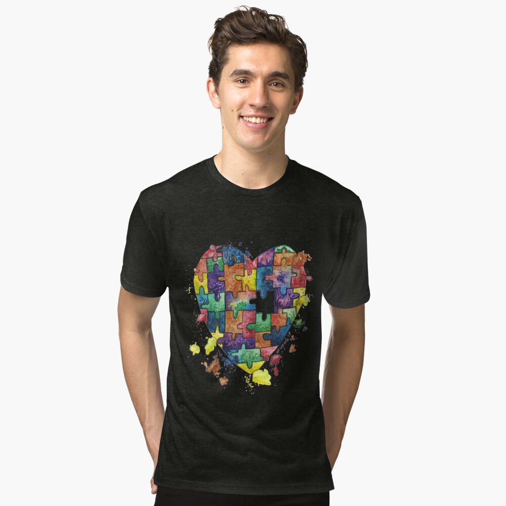 Item preview, Tri-blend T-Shirt designed and sold by Hueswithheart.