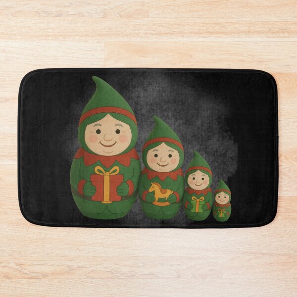 Item preview, Christmas Matryoshka Elves with Gifts designed and sold by Russian101.