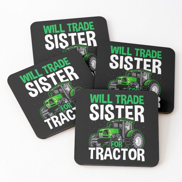 Item preview, Funny Will Trade Sister For Tractor Farm Truck Toddler Boy designed and sold by DianaCandyce.