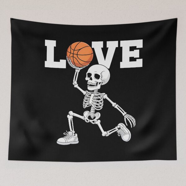 Item preview, Basketball Skeleton Love designed and sold by charitashmoqs.