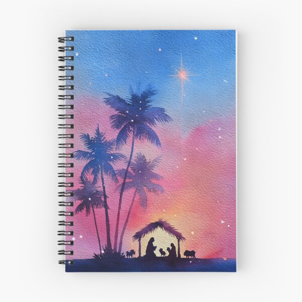 Item preview, Vibrant Palm Tree Nativity Watercolor designed and sold by Teecha45.