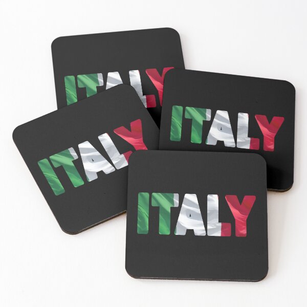 Item preview, ITALY - Flag Flying in Wind cut to Letters Souvenir Sticker Shirt designed and sold by Adam Gormley.