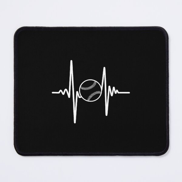 Item preview, Baseball Heartbeat Frequency Line Sport Player White designed and sold by cordfried3h.