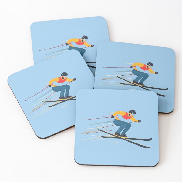Item preview, Speed Skier Illustration | Dynamic Alpine Ski Art designed and sold by SimplyJasper.