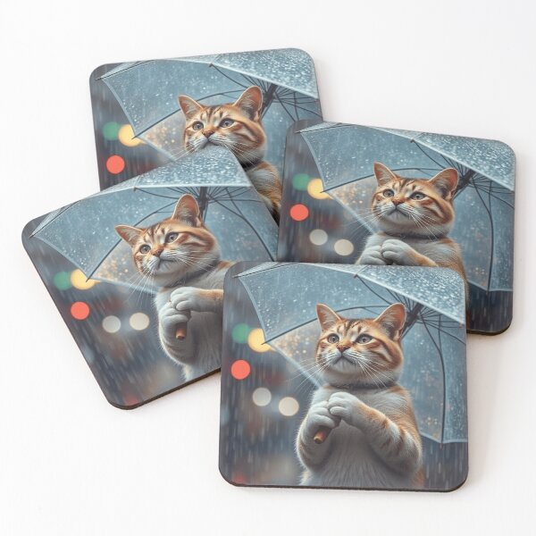 Item preview, CAT IN THE RAIN designed and sold by artfu.