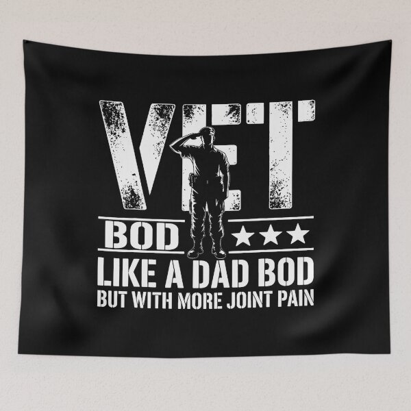 Item preview, Vet Bod Like A Dad Bod But With More Joint Pain Funny Vet designed and sold by cordfried3h.