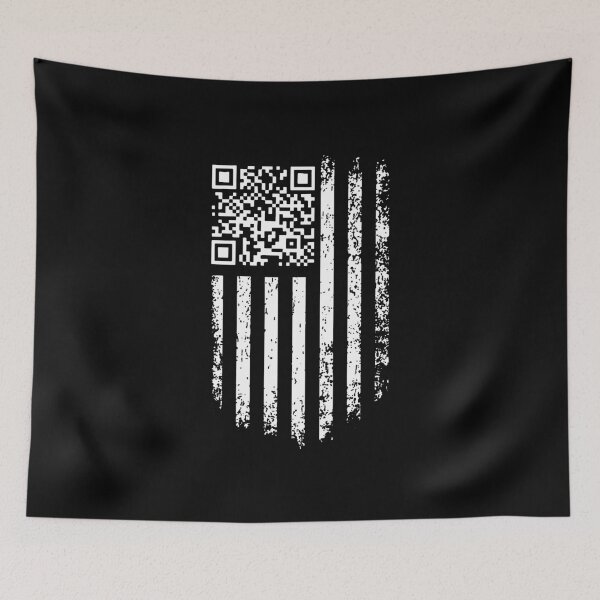 Item preview, Trump Dance QR with America Flag designed and sold by nancyyord.