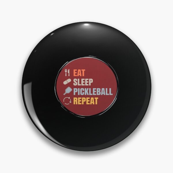 Item preview, Pickleball Quote, Eat Sleep Pickleball Repeat designed and sold by ToggleBet.