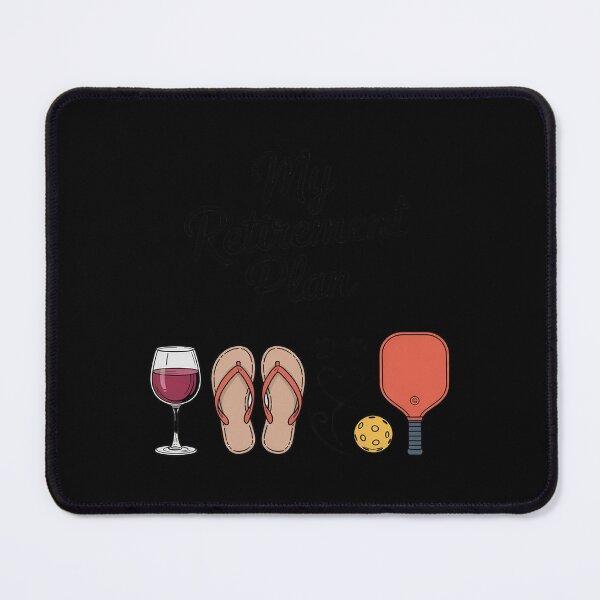 Item preview, Pickleball Retirement Plan Wine Dog Lover designed and sold by ToggleBet.