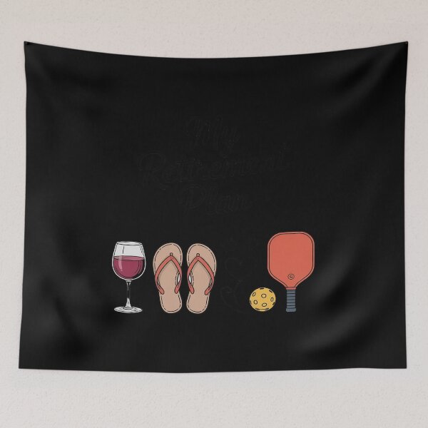 Item preview, Pickleball Retirement Plan Wine Dog Lover designed and sold by ToggleBet.